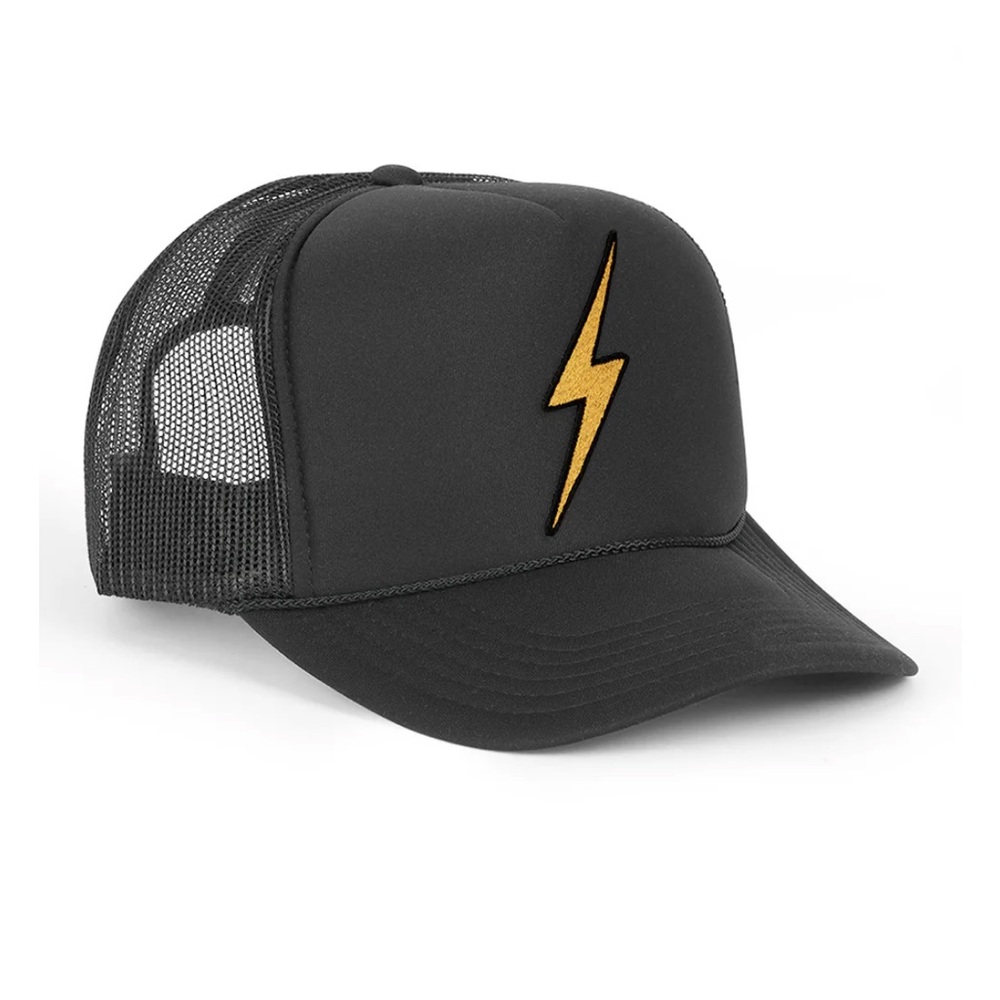 Aviator Nation Black Mesh Cap